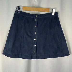 Tokyo Darling Blue A-Line Mini Skirt
